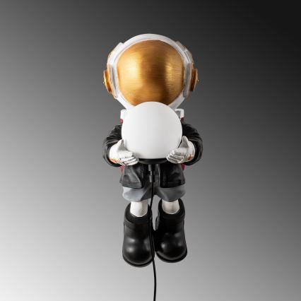 Bērnu sienas gaismeklis ASTRONAUT 1xE14/40W/230V vara krāsā