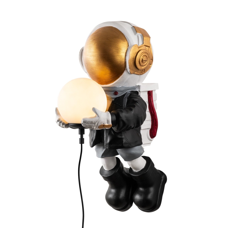 Bērnu sienas gaismeklis ASTRONAUT 1xE14/40W/230V vara krāsā