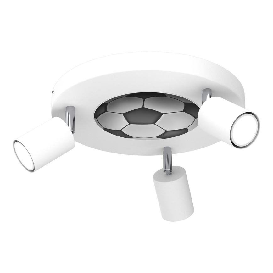 Bērnu starmetis FUN 3xGU10/8W/230V balta/ball
