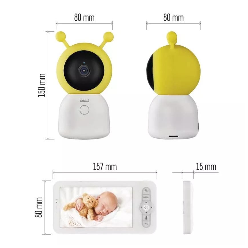 Bērnu uzraudzības ierīce GoSmart 5V Wi-Fi Tuya
