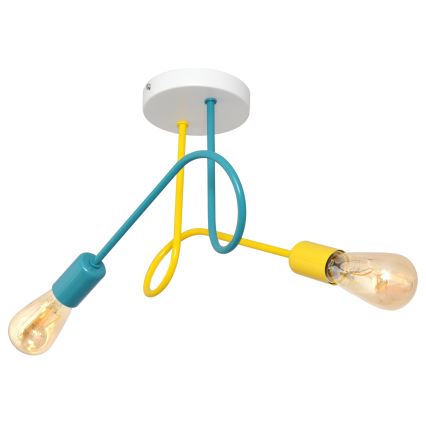 Bērnu virsapmetuma lustra OXFORD 2xE27/15W/230V