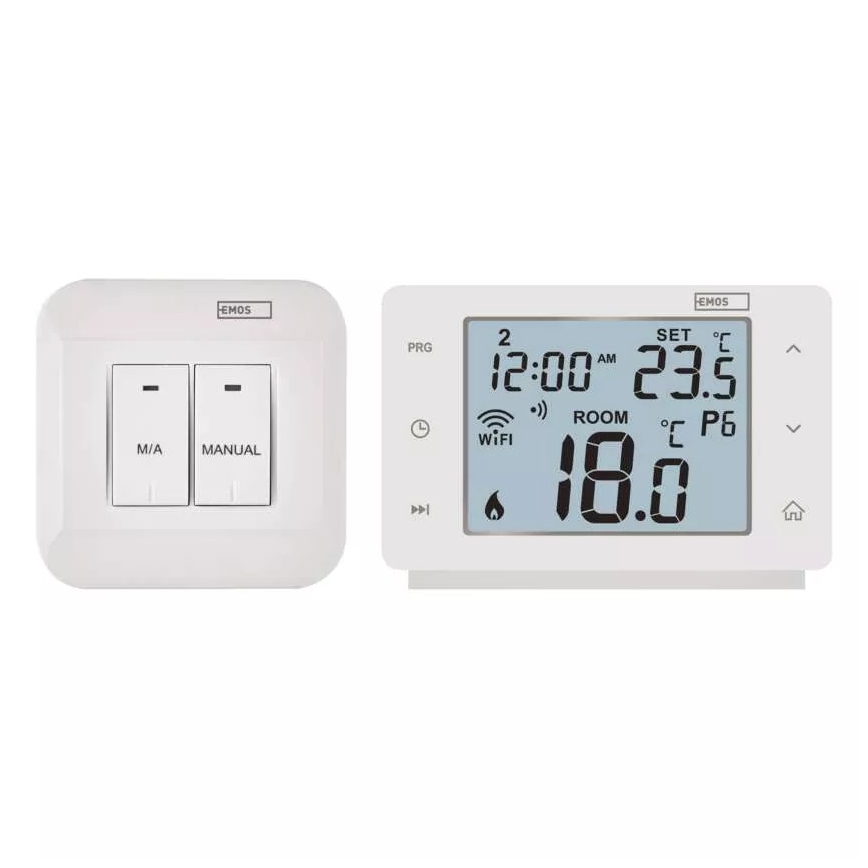 Bezvadu digitālais termostats GoSmart 230V/16A Wi-FI Tuya