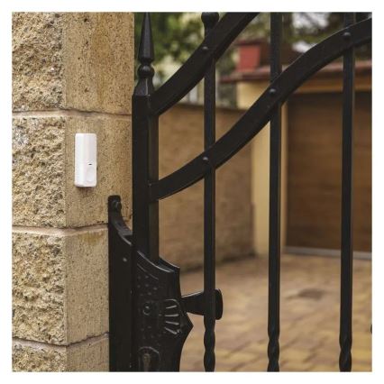 Bezvadu iebūvējamais durvju zvans 230V + 1xCR2032 balts