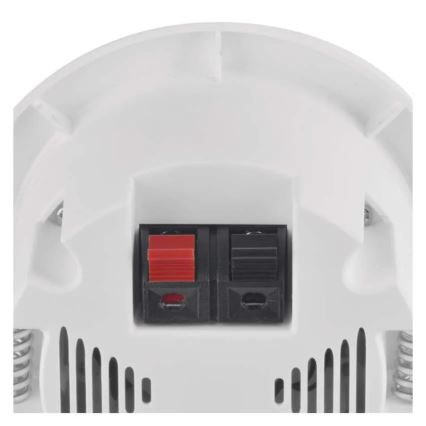 Bezvadu iebūvējamais durvju zvans 230V + 1xCR2032 balts