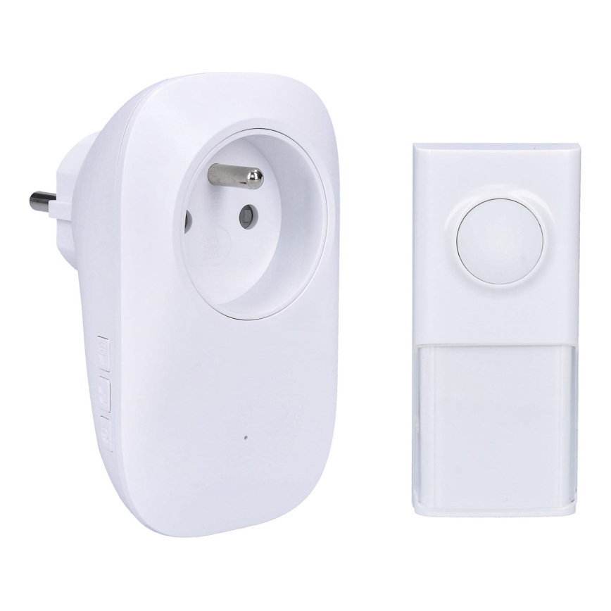 Bezvadu kontaktligzdas durvju zvans 230V/1xLR23A IP55