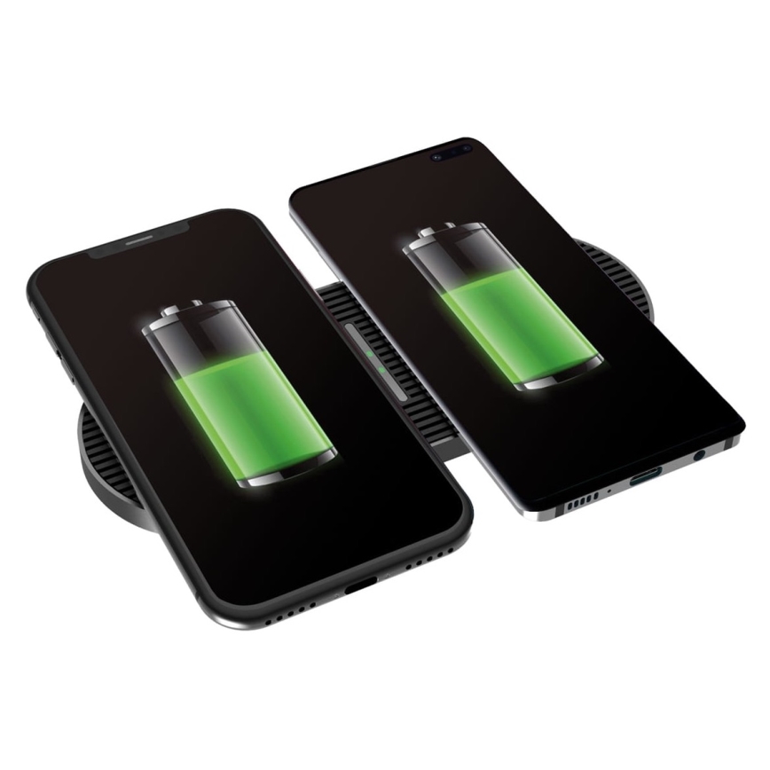 Bezvadu lādētājs 2x10W USB-C