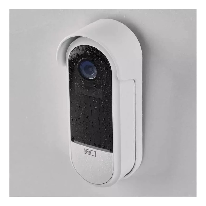 Bezvadu video durvju zvans ar kustību sensoru GoSmart 5V 3xAA IP65 Wi-Fi Tuya