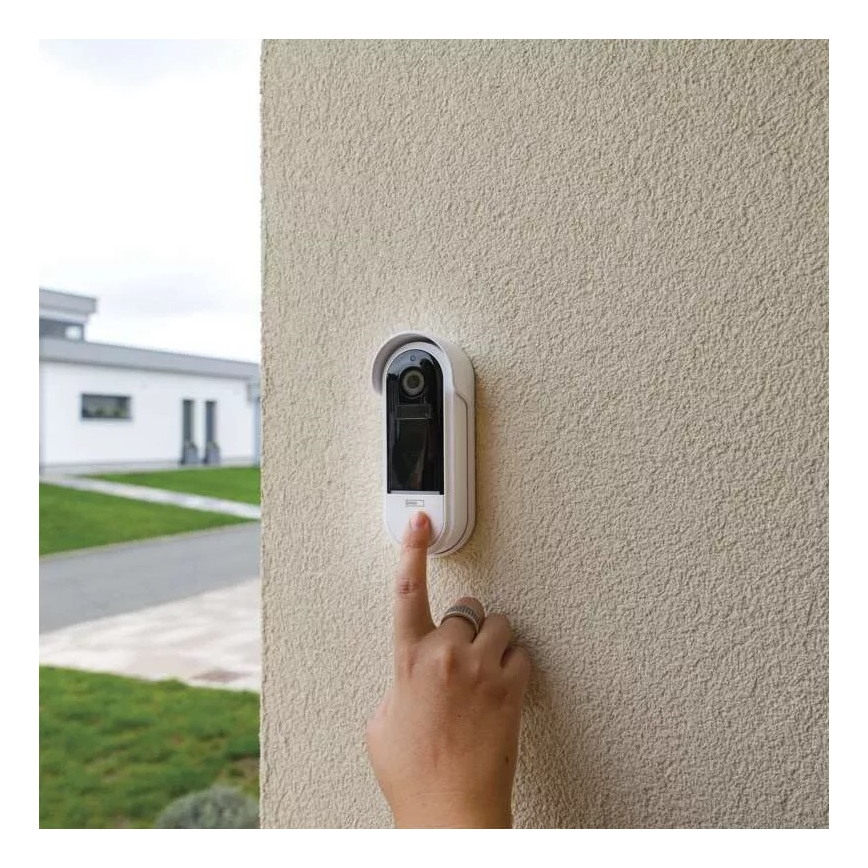 Bezvadu video durvju zvans ar kustību sensoru GoSmart 5V 3xAA IP65 Wi-Fi Tuya