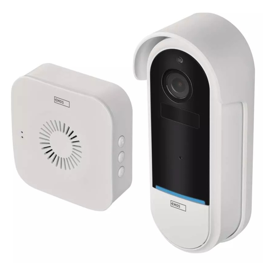 Bezvadu video durvju zvans ar kustību sensoru GoSmart 5V 3xAA IP65 Wi-Fi Tuya