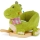 Bieco - Šūpuļkrēsls dinozaurs