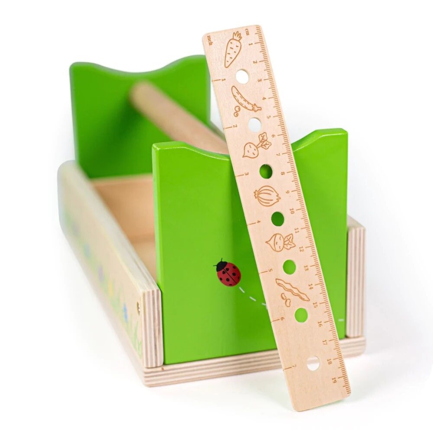 Bigjigs Toys - Dārza komplekts kastē