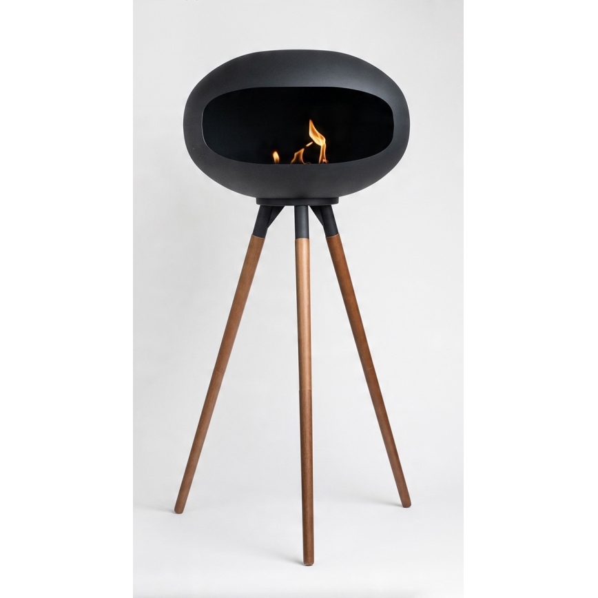 BIO kamīns TOKIO 45x100 cm 2 kW melns