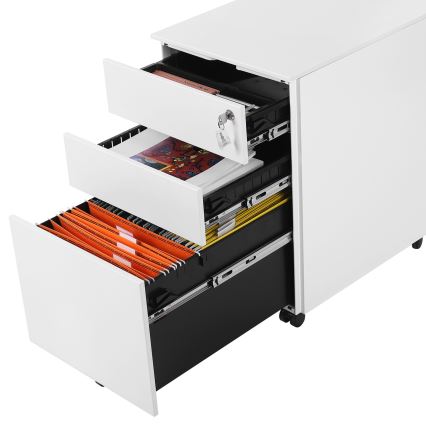 Biroja konteiners SECURIO balts