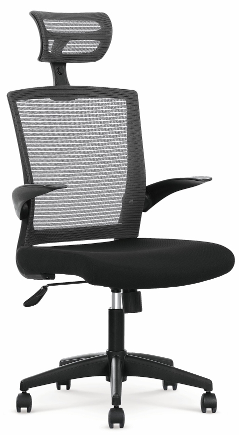 Biroja krēsls ELVO, melns