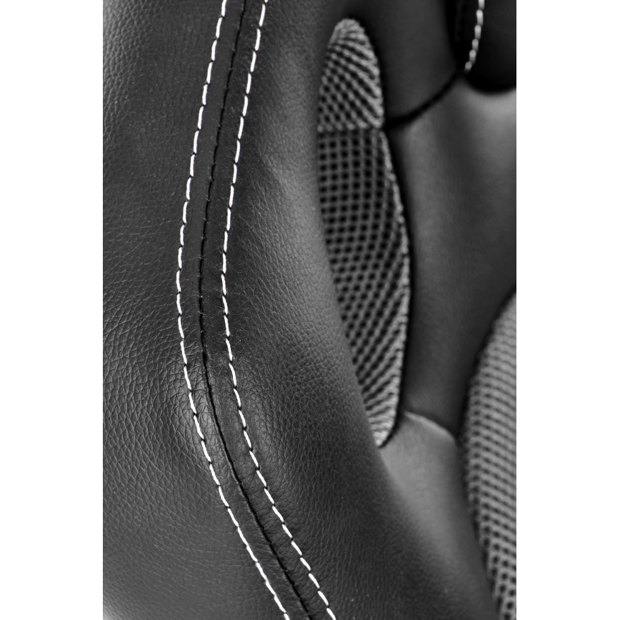 Biroja krēsls KENU melns/pelēks