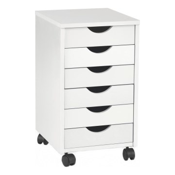 Biroja skapītis SIMON 63x37 cm balta
