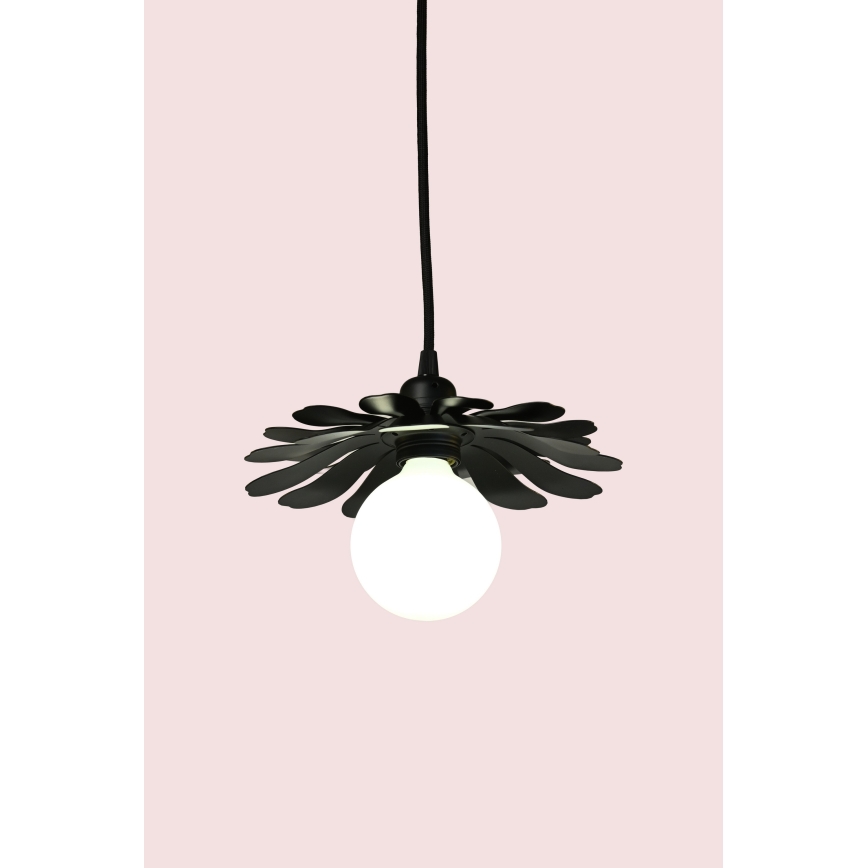 Bohemia-Design - karājošs gaismeklis ar vadu 1xE27/60W/230V melns