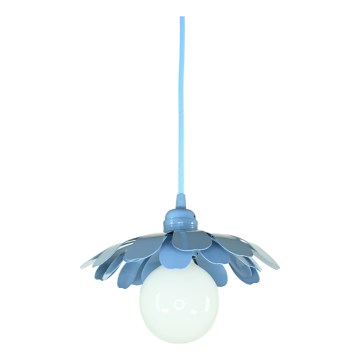 Bohemia-Design - Karājošs lukturis ar vadu 1xE27/60W/230V zils