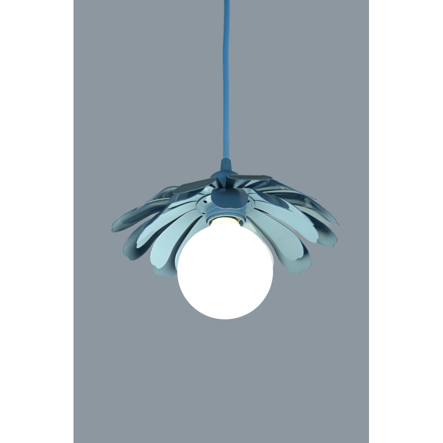Bohemia-Design - Karājošs lukturis ar vadu 1xE27/60W/230V zils