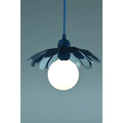 Bohemia-Design - Karājošs lukturis ar vadu 1xE27/60W/230V zils
