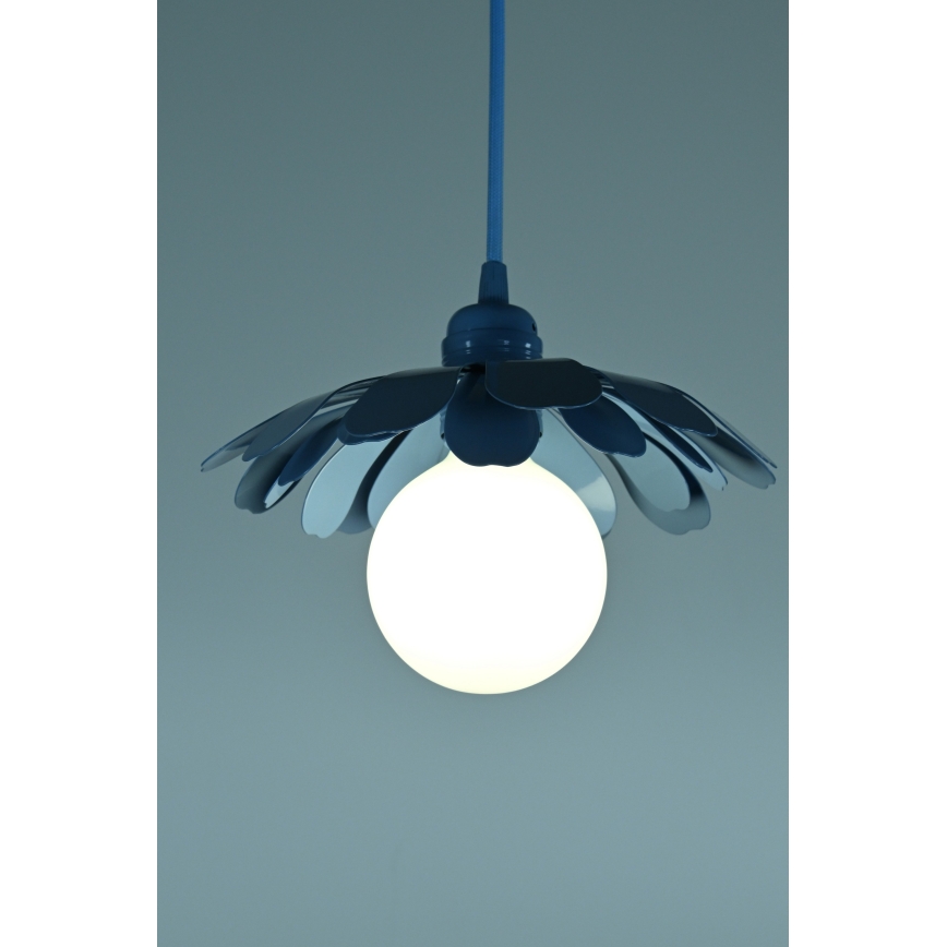 Bohemia-Design - Karājošs lukturis ar vadu 1xE27/60W/230V zils