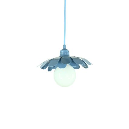 Bohemia-Design - Karājošs lukturis ar vadu 1xE27/60W/230V zils