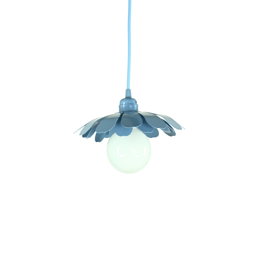 Bohemia-Design - Karājošs lukturis ar vadu 1xE27/60W/230V zils