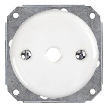 Bohemia-Design - Keramiskā retro kabeļa ievade balta