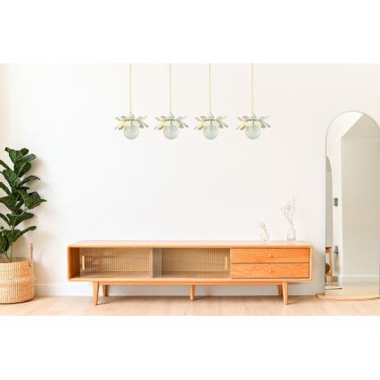 Bohemia-Design - Krēmkrāsaina lustra uz vada 1xE27/60W/230V