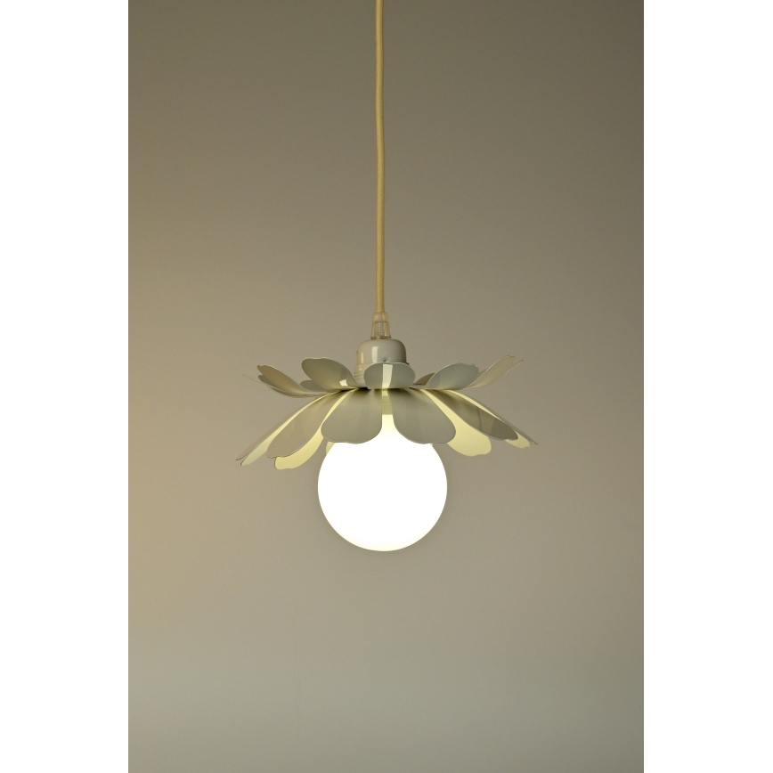 Bohemia-Design - Krēmkrāsaina lustra uz vada 1xE27/60W/230V