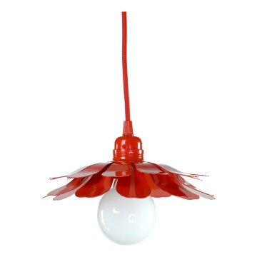 Bohemia-Design - Lustra ar vadu 1xE27/60W/230V sarkana