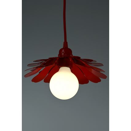 Bohemia-Design - Lustra ar vadu 1xE27/60W/230V sarkana