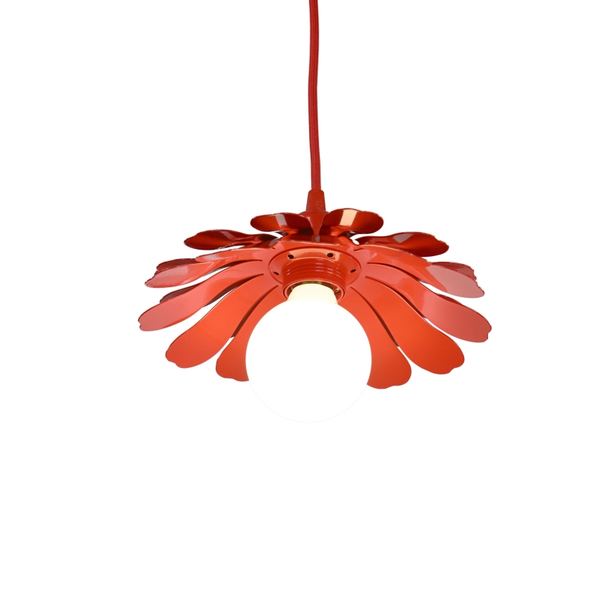 Bohemia-Design - Lustra ar vadu 1xE27/60W/230V sarkana