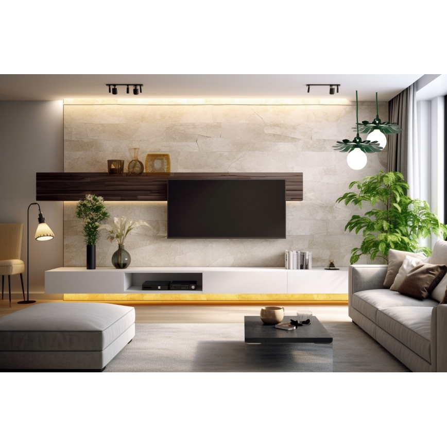 Bohemia-Design - Lustra uz vada 1xE27/60W/230V zaļa