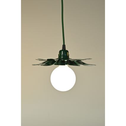 Bohemia-Design - Lustra uz vada 1xE27/60W/230V zaļa