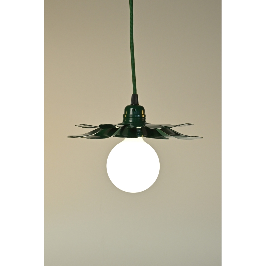 Bohemia-Design - Lustra uz vada 1xE27/60W/230V zaļa
