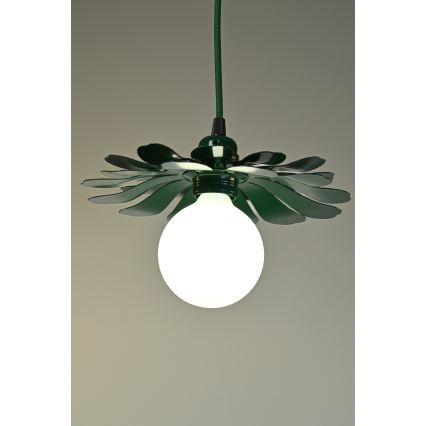Bohemia-Design - Lustra uz vada 1xE27/60W/230V zaļa