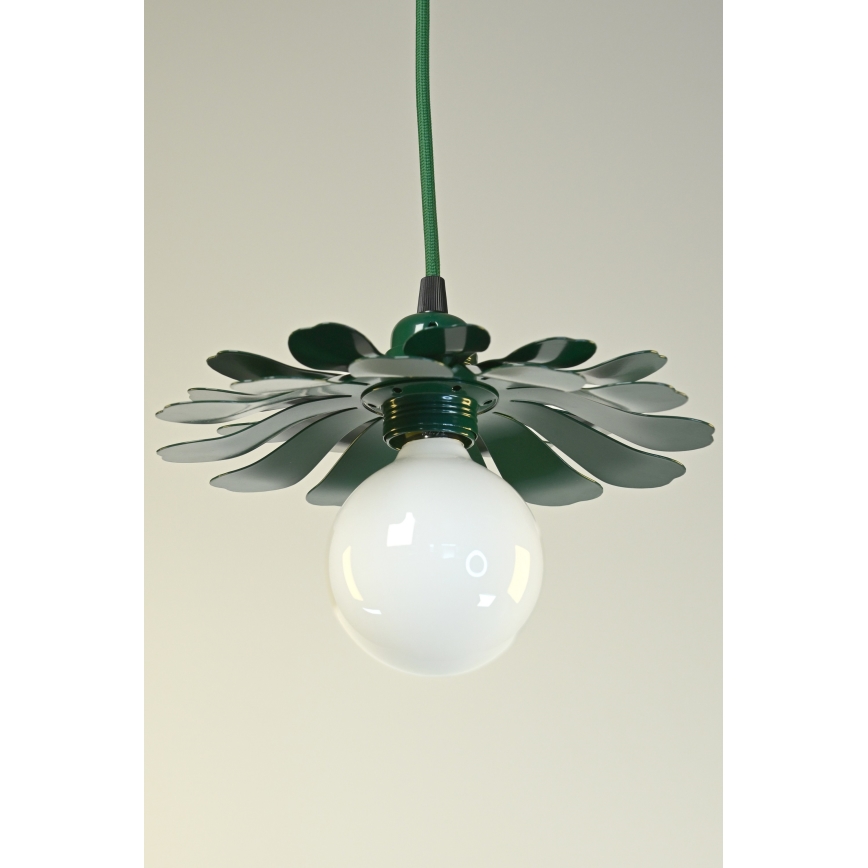 Bohemia-Design - Lustra uz vada 1xE27/60W/230V zaļa