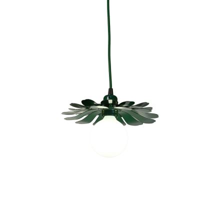 Bohemia-Design - Lustra uz vada 1xE27/60W/230V zaļa