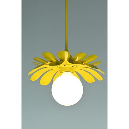 Bohemia-Design - Pakaramā lampa ar kabeli 1xE27/60W/230V dzeltena