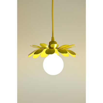 Bohemia-Design - Pakaramā lampa ar kabeli 1xE27/60W/230V dzeltena