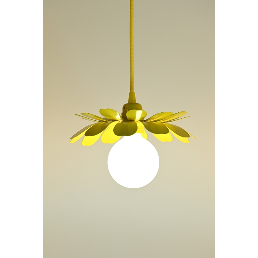 Bohemia-Design - Pakaramā lampa ar kabeli 1xE27/60W/230V dzeltena