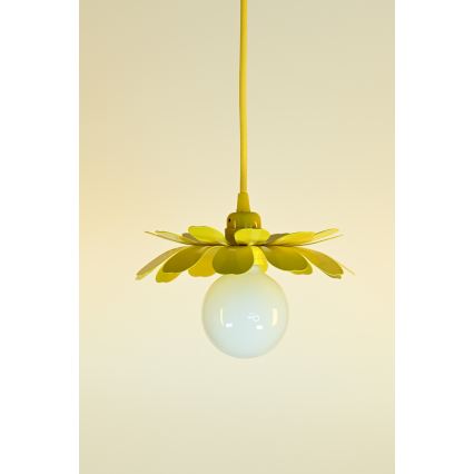 Bohemia-Design - Pakaramā lampa ar kabeli 1xE27/60W/230V dzeltena