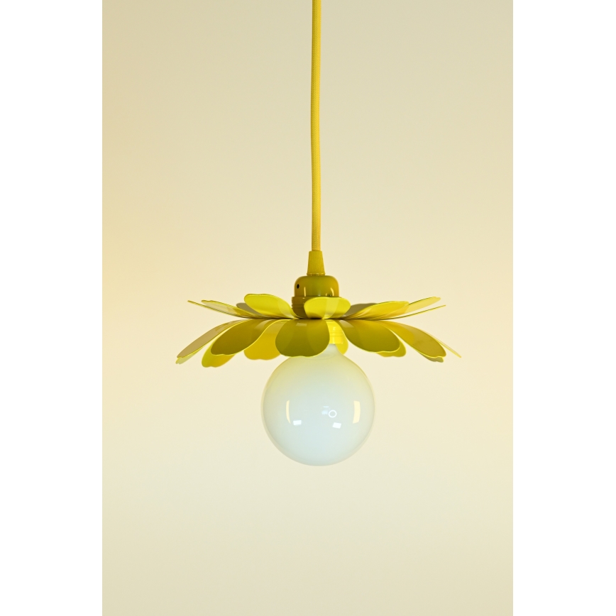 Bohemia-Design - Pakaramā lampa ar kabeli 1xE27/60W/230V dzeltena