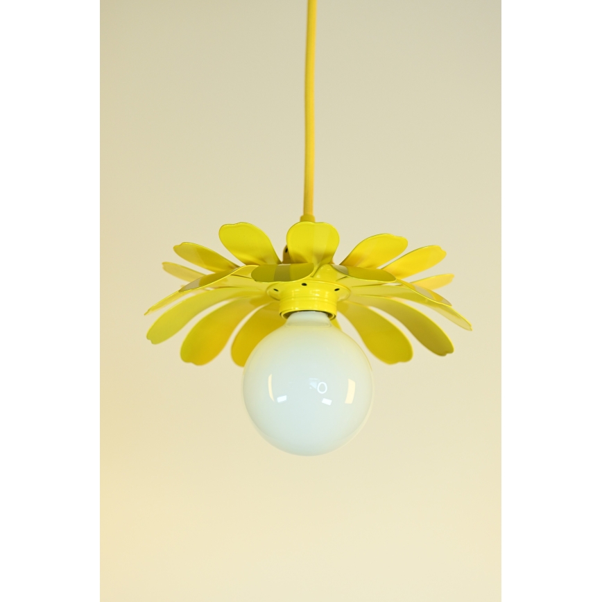 Bohemia-Design - Pakaramā lampa ar kabeli 1xE27/60W/230V dzeltena