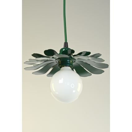 Bohemia-Design - Pakaramā lampa ar vadu 1xE27/60W/230V zaļa