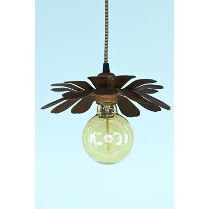 Bohemia-Design - Pakaramā lampa uz vada 1xE27/60W/230V bronzas krāsā