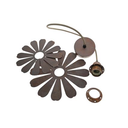 Bohemia-Design - Pakaramā lampa uz vada 1xE27/60W/230V bronzas krāsā