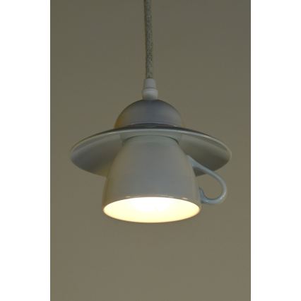 Bohemia-Design - Porcelāna lustra ar vadu 1xE27/60W/230V
