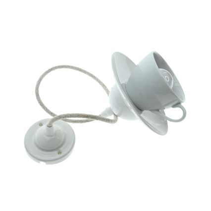 Bohemia-Design - Porcelāna lustra ar vadu 1xE27/60W/230V